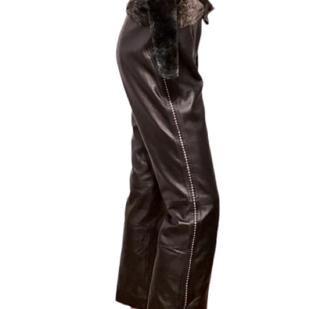 Lillie Rubin pants 100% leather.
